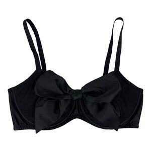 Victorias Secret Womens Elegant Black Bow Bra